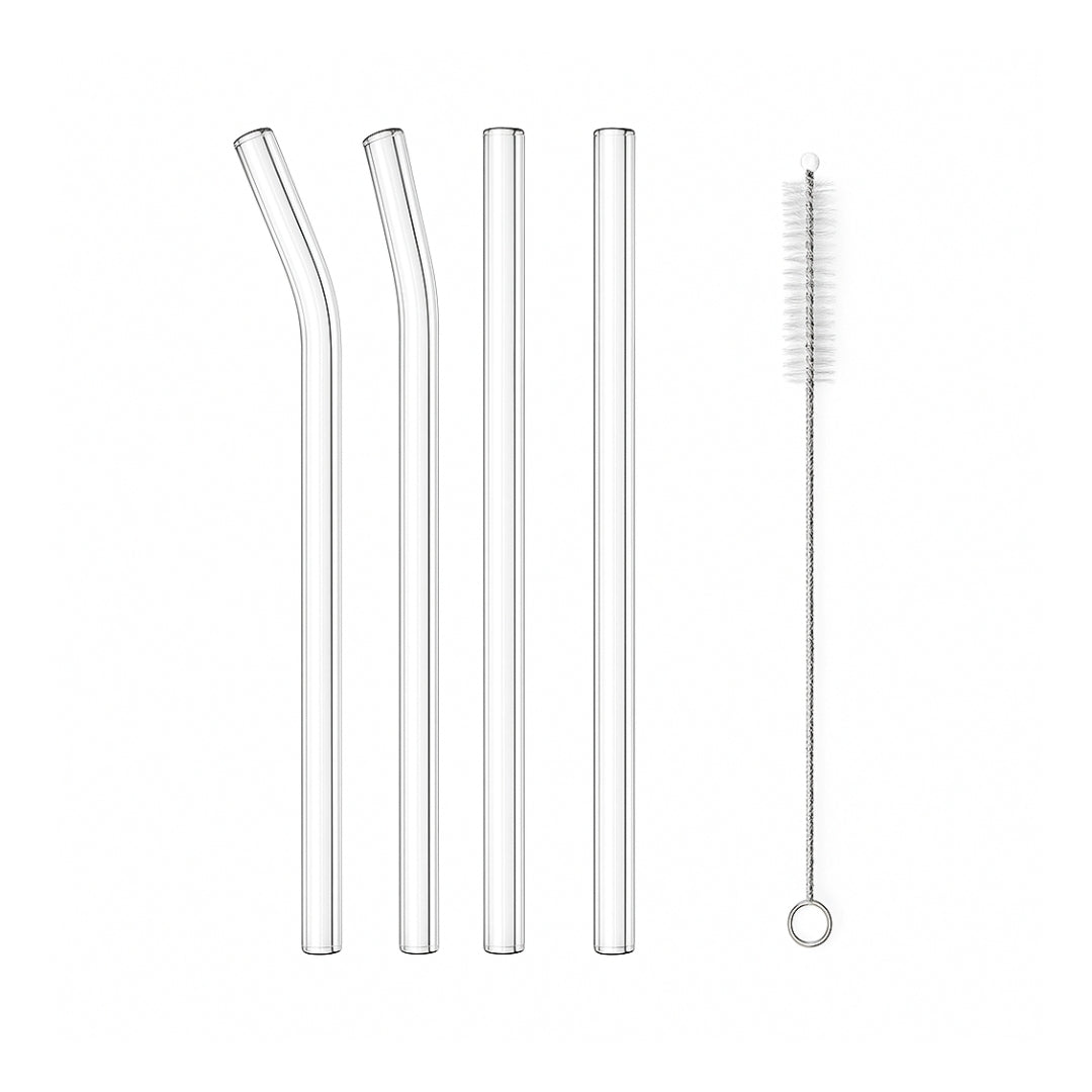 CLAREO - GLASS STRAWS SMALL
