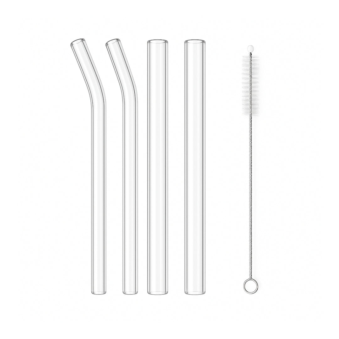 CLAREO - GLASS STRAWS LARGE